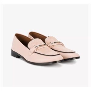 Theory x Newbark Melanie Loafer - Blush Calf Suede
